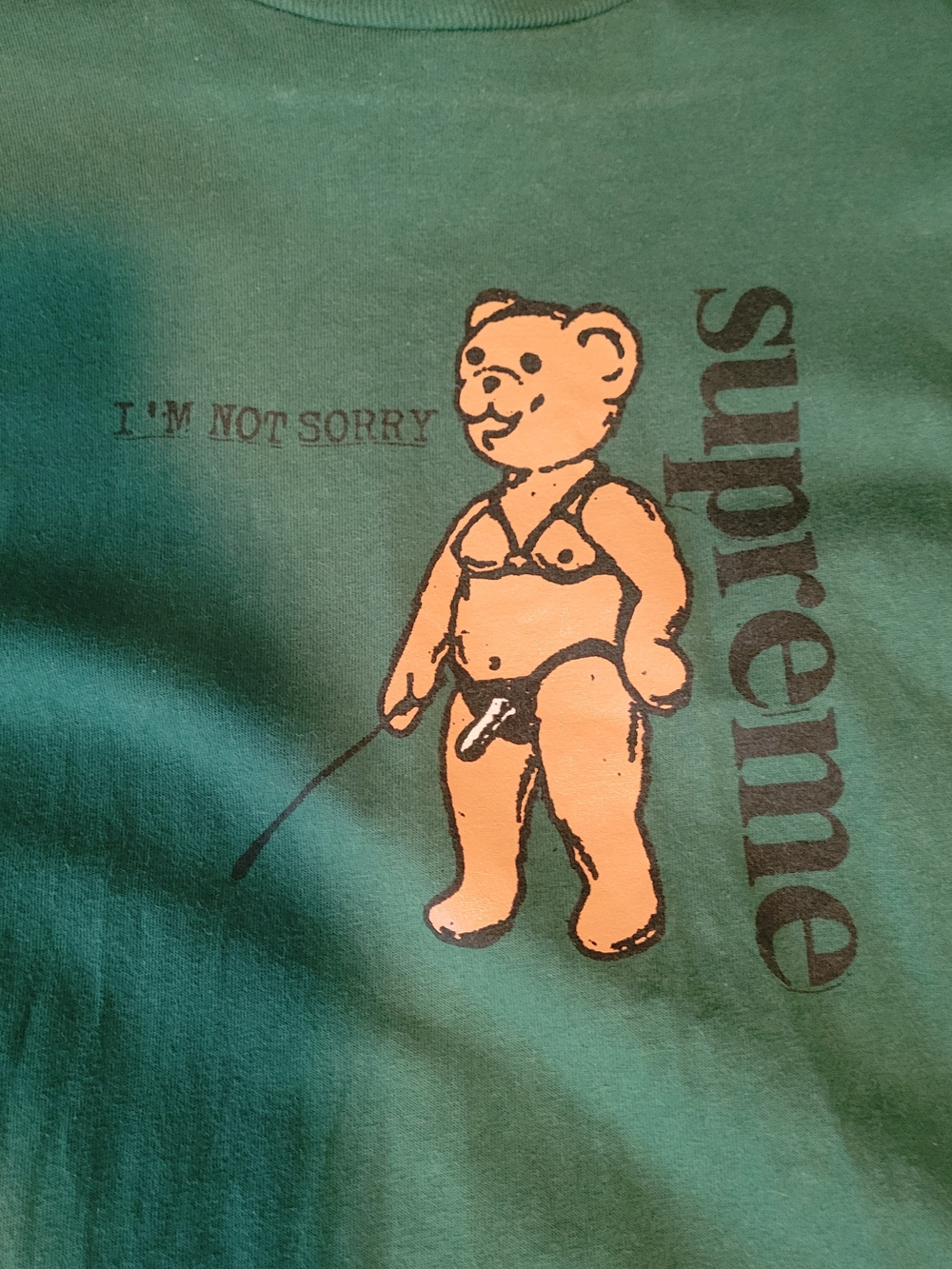 Supreme "Im Not Sorry" Bondage Bear